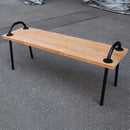 ベンチ 屋外 屋内 室内 ベンチチェア 椅子 玄関 ガーデニング ガーデン おしゃれ シンプル ガーデンチェア 背もたれ無し 【納期B】【lic-jbs-34259】