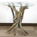 ガラステーブル 一点物 木製 ガラス天板 インテリア おしゃれ テーブル センターテーブル カフェテーブル 【納期B】【lic-jbs-99999ad02】