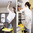 脚立 折り畳み 3段 折りたたみ 滑り止め トレーつき 洗車 使いやすい 丈夫 頑丈 スチール製 金属 軽量 トレー付脚立3段 【納期D】【lic-jfnt8221-3py】