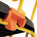 脚立 折り畳み 3段 折りたたみ 滑り止め トレーつき 洗車 使いやすい 丈夫 頑丈 スチール製 金属 軽量 トレー付脚立3段 【納期D】【lic-jfnt8221-3py】