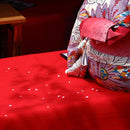 毛氈 赤 紺 茶室 和室 毛せん 玄関 防炎 お寺 神社 仏閣 切り売り 生地 結婚式 展示会 展覧会 畳 階段 布 敷き方 幼稚園 店舗 あかね毛氈 混紡 巾1.82m 厚み1mm 【納期C】【lic-kff-011】