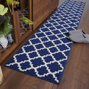 キッチンマット 240cm おしゃれ 北欧 モロッカン 柄 モロッコタイル システムキッチン 滑り止め ずれない 防止 洗える ロング サイズ 長い 長め 厚手 台所マット 【納期C】【lic-kku-021】