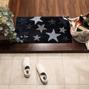 玄関マット 45×75 星 スター テント ネイティブ オシャレ 柄 デザイン 玄関ラグ フロアーマット エントランスマット ドアマット 【納期C】【lic-kku-089】