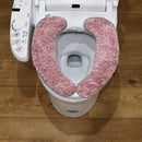 便座マット 便座カバー 便座シート マジックテープ O型 U型 洗浄暖房型 厚手 シンプル 無地 【納期C】【lic-kku-094】