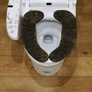 便座マット 便座カバー 便座シート マジックテープ O型 U型 洗浄暖房型 厚手 シンプル 無地 【納期C】【lic-kku-094】