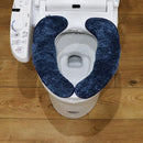 便座マット 便座カバー 便座シート マジックテープ O型 U型 洗浄暖房型 厚手 シンプル 無地 【納期C】【lic-kku-094】