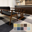 タイルカーペット 50×50cm おしゃれ 厚み 厚手 室内 犬 猫 床暖房対応 洗える 吸着 置くだけ 滑り止め マンション 賃貸 黄色 緑 グレー ブラック 黒 ピンク DIY 【納期C】【lic-kku-119】