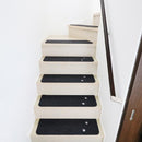 階段 滑り止め おしゃれ 階段マット すべり止め 幅広 ずれ防止 ずれない 厚手 厚み 極厚 室内 犬 イヌ 猫 ネコ 洗える 吸着 置くだけ マンション 賃貸 単品 1枚 【納期C】【lic-kku-125】