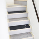 階段 滑り止め おしゃれ 階段マット すべり止め 幅広 ずれ防止 ずれない 厚手 厚み 極厚 室内 犬 イヌ 猫 ネコ 洗える 吸着 置くだけ マンション 賃貸 単品 1枚 【納期C】【lic-kku-125】