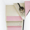 階段 滑り止め おしゃれ 階段マット すべり止め 幅広 ずれ防止 ずれない 厚手 厚み 極厚 室内 犬 イヌ 猫 ネコ 洗える 吸着 置くだけ マンション 賃貸 単品 1枚 【納期C】【lic-kku-125】