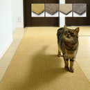 廊下マット 廊下敷きカーペット 幅60cm 長さ200cm 2m 廊下用 ロングカーペット ネコ 猫 犬 イヌ 生活音軽減 置くだけ 洗える 無地 ナチュラル 北欧 玄関 ロール 【納期C】【lic-kku-127】