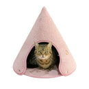 ペットハウス 室内用 テント型 ドーム型 猫 犬 おしゃれ すべり止め 床暖房対応 洗える キャットハウス ドッグハウス ドームハウス ベットベッド 春 夏 秋 冬 【納期C】【lic-kku-129】