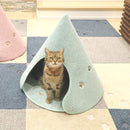 キャットハウス ドッグハウス ドームハウス ベットベッド 犬小屋 ペットハウス 室内用 ドーム型 ネコ 猫 ねこ 犬 小動物 おしゃれ かわいい 軽い 軽量 洗える 【納期C】【lic-kku-130】