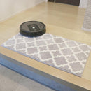 玄関マット 室内用 モロッカン モロッコタイル 北欧 南欧 肉球 足あと ドアマット ラグマット おしゃれ 猫 ネコ 犬 イヌ すべり止め 滑り止め ずれない 洗える 【納期C】【lic-kku-132】