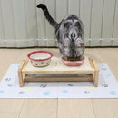 ペットマット ペット用 ランチョンマット 餌場 拭ける おしゃれ モロッカン モロッコタイル 猫 ネコ 犬 抗菌 クッション性 塩ビ すべり止め 滑り止め かわいい 【納期C】【lic-kku-135】