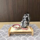 ペットマット ペット用 ランチョンマット 餌場 拭ける おしゃれ モロッカン モロッコタイル 猫 ネコ 犬 抗菌 クッション性 塩ビ すべり止め 滑り止め かわいい 【納期C】【lic-kku-135】