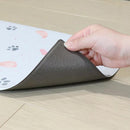 ペットマット ペット用 ランチョンマット 餌場 拭ける おしゃれ モロッカン モロッコタイル 猫 ネコ 犬 抗菌 クッション性 塩ビ すべり止め 滑り止め かわいい 【納期C】【lic-kku-135】