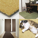 タイルカーペット 50×50cm 10枚セット おしゃれ 厚み 厚手 室内 犬 猫 ネコ ペット対応 床暖房対応 洗える 吸着 置くだけ ズレない 滑り止め マンション 賃貸 【納期C】【lic-kku-137】