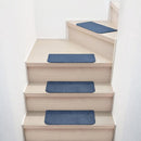 階段マット 15枚セット 階段 滑り止め おしゃれ ずれない 厚手 厚み 7mm 極厚 パイル 室内 犬 猫 ペット 床暖房対応 洗える 吸着 置くだけ 敷くだけ 冷え対策 【納期C】【lic-kku-143】