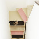 階段マット 15枚セット すべり止め ワイド 幅広 階段 滑り止め おしゃれ ずれない 厚手 ペット 犬 猫 ネコ 洗える 洗濯機 吸着 置くだけ 安心 安全 冷え性対策 【納期C】【lic-kku-144】