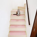 階段 滑り止め 15枚セット おしゃれ 階段マット すべり止め 幅広 ずれ防止 ズレない 厚手 厚み 室内 犬 イヌ 猫 ネコ 洗える 吸着 置くだけ マンション 賃貸対応 【納期C】【lic-kku-145】