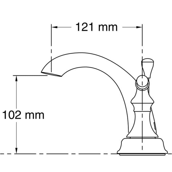 KOHLER デボンシャー 2ハンドルセンターセット 洗面用水栓