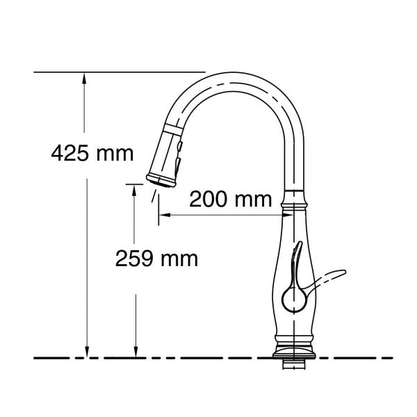 キッチン蛇口 台所 水栓 蛇口 おしゃれ 交換 リフォーム スタイリッシュ ホテル レストラン 家庭用 KOHLER コーラー アメリカ 水回り メーカー 高級 ブランド 【納期D】【lic-klr-022】