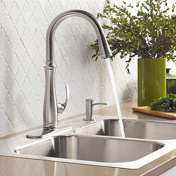 キッチン蛇口 おしゃれ 水栓 キッチン用 台所 交換 リフォーム KOHLER コーラー アメリカ 水回り メーカー 高級 ブランド 【納期D】【lic-klr-025】