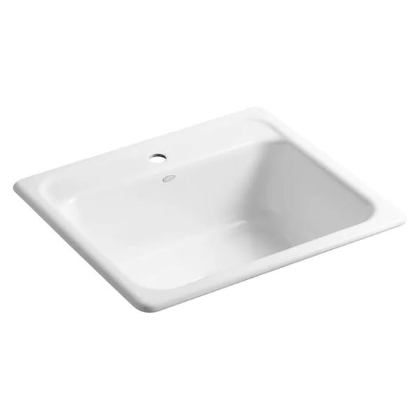 キッチンシンク シンク台 ホワイト 白 シンプル おしゃれ 高級感 スタイリッシュ 交換 リフォーム キッチン 台所 KOHLER コーラー アメリカ 高級 ブランド 【納期D】【lic-klr-032】
