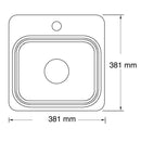 キッチンシンク 小さめ コンパクト ホーロー 琺瑯 洗い場 シンク台 シンプル おしゃれ 交換 リフォーム キッチン 台所 KOHLER コーラー 【納期D】【lic-klr-038】