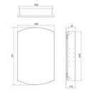 キャビネット 鏡 ミラー付き ランドリー 収納 棚 おしゃれ KOHLER コーラー アーチャー ミラーキャビネット K-3073T-NA 正規輸入品 保証付き 日本語取扱説明書 【納期D】【lic-klr-059】