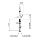 水栓 蛇口 キッチン 混合水栓 KOHLER コーラー シングルレバー キッチン水栓 K-596T-ZZ-2MB バイブラントブラッシュドモダンブラス 正規輸入品 保証付き 日本語 【納期D】【lic-klr-063】
