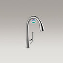 水栓 蛇口 キッチン 混合水栓 KOHLER コーラー シングルレバー センサー式 タッチレス キッチンK-77748T-ZZ-VS バイブラントブラッシュドステンレス 正規輸入品 【納期D】【lic-klr-065】