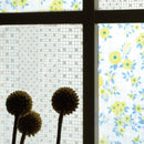 マスキングテープ 窓 ガラス 貼って剥がせる シール 遮光 目隠し UV 紫外線カット ステンドグラス レース 幅広 花柄 賃貸 マンション DIY 装飾 食器棚 ガラス mt 【納期C】【lic-kmi-mt-013】