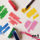 マスキングテープ 手書き風 くれよん 水彩絵の具 色鉛筆 mt art tape カモイ シール 貼ってはがせる 賃貸対応 マンション リメイク リフォーム DIY おしゃれ 【納期C】【lic-kmi-mt-022】