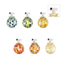 シーリングライト LED おしゃれ 天井照明 照明器具 モザイクガラス タイル 球体 かわいい モダン 大正ロマン 浪漫 昭和レトロ ボール球 ワンタッチ 取り付け簡単 【納期B】【lic-ksm-0001】