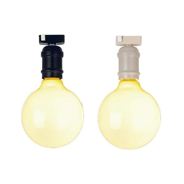 シーリングライト LED インダストリアル 1灯 おしゃれ 大型 電球 大きめ サイズ 天井照明 シンプル 照明器具 ワンタッチ 取り付け 簡単 黒 ブラック グレー 理系 【納期B】【lic-ksm-0009】