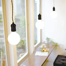 ペンダントライト LED インダストリアル 1灯 おしゃれ 大型 電球 大きめ サイズ 天井照明 シンプル 照明器具 吊り下げ 取り付け 簡単 黒 ブラック グレー 理系 【納期B】【lic-ksm-0010】