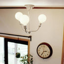 シャンデリア おしゃれ 照明 LED モダン 向き調整 調節できる アーム 上向き 下向き シンプル 黒 ブラック モダン インダストリアル 大型 led電球 シンプル 3灯 【納期B】【lic-ksm-0012】