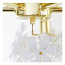 シーリングライト 花 デザイン 形 上品 ガーリー ロマンチック フェミニン 取り付け 簡単 5灯 おしゃれ 天井 照明器具 フラワー リビング 【納期B】【lic-ksm-0016】