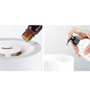 超音波加湿器 ミスト 噴射 加熱式 超音波式 加湿器 ヒーター機能 アロマオイル アロマウォーター 注入 上部給水式 給水タンク LEDライト 【納期B】【lic-ksm-0025】