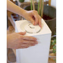 超音波加湿器 5畳 8畳 LEDライト 超音波振動 加熱方式 噴射 ヒーター アロマオイル 上部給水式 給水タンク 湿度コントロール シンプル 白 【納期B】【lic-ksm-0026】