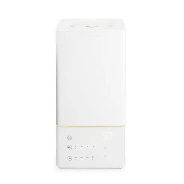 超音波加湿器 5畳 8畳 LEDライト 超音波振動 加熱方式 噴射 ヒーター アロマオイル 上部給水式 給水タンク 湿度コントロール シンプル 白 【納期B】【lic-ksm-0026】
