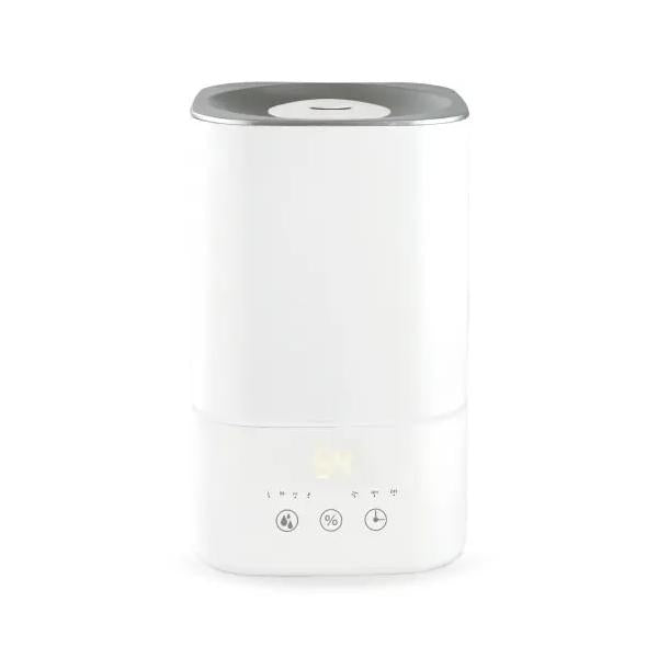 超音波加湿器 5畳 8畳 LEDライト 大容量 超音波振動 噴射 ミスト アロマオイル 上部給水式 給水タンク 湿度 シンプル 白 オフタイマー 小型 【納期B】【lic-ksm-0027】