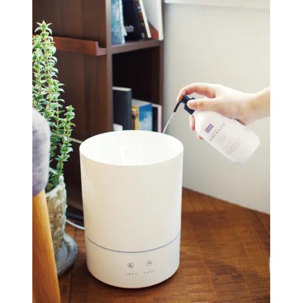 超音波加湿器 LEDライト 大容量 5畳 8畳 超音波振動 ミスト 噴射 アロマ 上部給水式 給水タンク 湿度 シンプル 白 ホワイト オフタイマー 【納期B】【lic-ksm-0028】