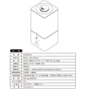 超音波加湿器 LEDライト 3畳 6畳 アロマディフューザー 超音波振動 ミスト 噴射 上から 給水タンク シンプル ホワイト オフタイマー 小型 【納期B】【lic-ksm-0029】