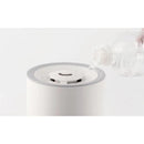 超音波加湿器 1リットル 1L アロマディフューザー LEDライト 3畳 6畳 ミスト 噴射 上から 給水タンク シンプル ホワイト オフタイマー 小型 【納期B】【lic-ksm-0030】