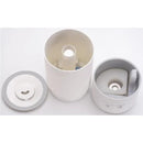 超音波加湿器 1リットル 1L アロマディフューザー LEDライト 3畳 6畳 ミスト 噴射 上から 給水タンク シンプル ホワイト オフタイマー 小型 【納期B】【lic-ksm-0030】