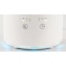 超音波加湿器 1リットル 1L アロマディフューザー LEDライト 3畳 6畳 ミスト 噴射 上から 給水タンク シンプル ホワイト オフタイマー 小型 【納期B】【lic-ksm-0030】