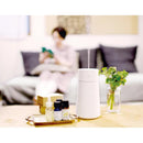 超音波加湿器 充電式 携帯 持ち運び アロマディフューザー 給水タンク シンプル ホワイト 白 小型 USB充電 オフィス パーソナル 使いやすい 【納期B】【lic-ksm-0031】